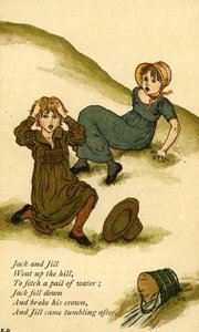 Jack og Jill illustrerede af Kate Greenaway