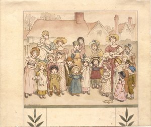 Gadeforestilling af Kate Greenaway