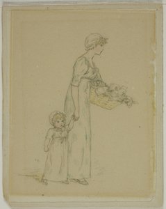 Kvinde med barn af Kate Greenaway