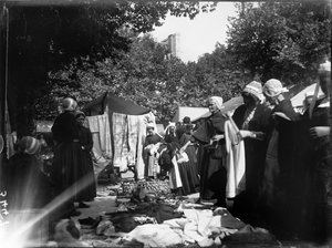 Concarneau, Bretagne, Frankrig, 20/08/1913 (s/hvid foto)