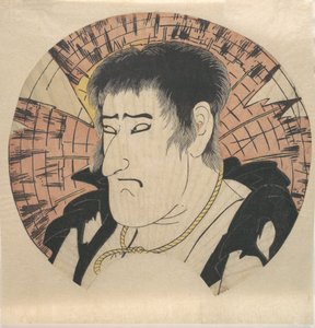 Leder af en uidentificeret skuespiller som landsmand i Rags, ca. 1793. af Katsukawa Shun