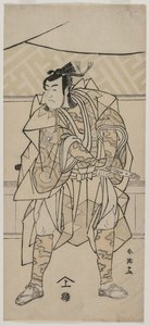Monnosuke Ichikawa, jeg er en samurai, 1791. af Katsukawa Shunei
