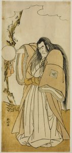 Skuespilleren Ichikawa Danzo IV som Shutokuin i skuespillet Tokimekuya O-Edo no Hatsuyuki, opført på Morita-teatret i den ellevte måned, 1780 af Katsukawa Shunkо̄