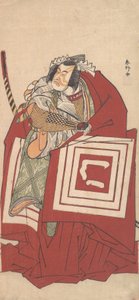 Kabuki Ah og R Ichikawa Genka Oya S Shinozuka Master Ah i et stykke tid. 。 。 , 11. Gate Th, 1790. af Katsukawa Shunko