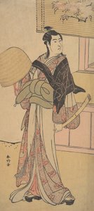 Den tredje Sawamura Sojuro i rollen som Shirai Gonpachi, 2. måned, af Katsukawa Shunko