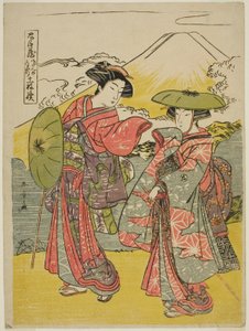 Akt otte: Bruderejse fra stykket Chushingura (Treasury of Loyal Retainers) af Katsukawa Shunsho