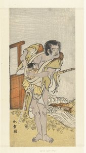 Skuespiller Otani Hiroemon III mødte venlig af Katsukawa Shunsho