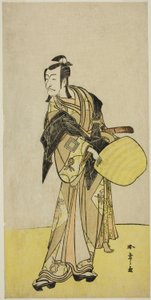 Skuespilleren Ichikawa Danjuro V som Kakogawa Honzo, fra stykket "Kanadehon Chushin Nagori no Kura," opførte på Nakamura Theatre i den niende måned, 1780 af Katsukawa Shunsho