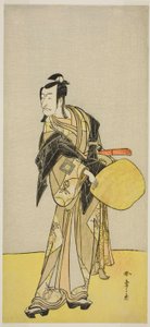 Skuespilleren Ichikawa Danjuro V som Kakogawa Honzo, fra stykket "Kanadehon Chushin Nagori no Kura," opførte på Nakamura Theatre i den niende måned, 1780 af Katsukawa Shunsho