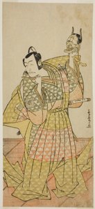 Team Ichikawa Dan Juro V As Kudo Yusuke Member Te Pay Meeting Position Softening Soga, Perfor Med At Te Nakamura Te Member Te First Gate, 1778 af Katsukawa Shunsho