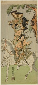 Ichikawa Dan Juro V Som medlem af Soga Chronicles, 1771 af Katsukawa Shunsho