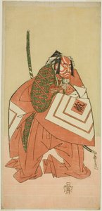 Skuespilleren Ichikawa Danzo III som Sanada no Yoichi (?) i skuespillet Sanada no Yoichi Banjaku no Iezuto (?), opført på Morita Theatre (?) i den ellevte måned, 1767 (?) af Katsukawa Shunsho