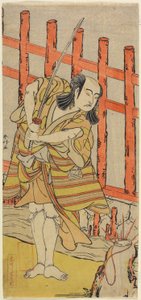 Skuespilleren Ichikawa Yaozo_ i Character, slutningen af det 18. århundrede af Katsukawa Shunsho
