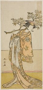 Skuespilleren Ichimura Uzaemon IX i en uidentificeret rolle af Katsukawa Shunsho