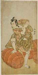 Skuespilleren Matsumoto Koshiro IV som Matsuo-maru i skuespillet Sugawara Denju Tenarai Kagami, opført på Nakamura Theatre i den fjerde måned, 1779 af Katsukawa Shunsho