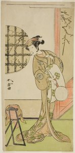 Skuespilleren Nakamura Noshio I i en uidentificeret rolle af Katsukawa Shunsho