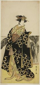 Skuespilleren Nakayama Tomisaburo I i en uidentificeret rolle af Katsukawa Shunsho