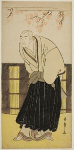 Skuespilleren Otani Hiroji III som munken Izayoibo i skuespillet Keisei Katabira ga Tsuji, opført på Ichimura Theatre i den syvende måned, 1783 af Katsukawa Shunsho