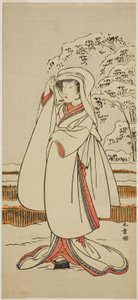 Te Ac og r Segawa Tomi Saburo Doctor Som Te Heron Maeda (Scam-datter) af Katsukawa Shunsho