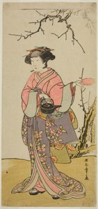 Skuespilleren Yamashita Kinsaku II i en uidentificeret rolle af Katsukawa Shunsho