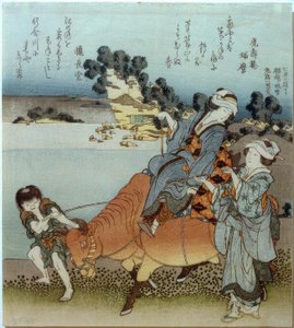 Udsigt over Koshigoe fra Shichirigahama af Katsushika Hokusai