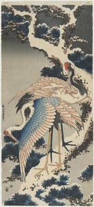 Traner på Fyr, ca. 1834 af Katsushika Hokusai