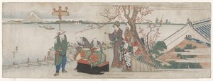 Daikagura-kunstnere af Katsushika Hokusai