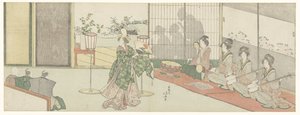 Danseforestilling af Katsushika Hokusai