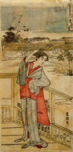 Succesens fyrretræ af Katsushika Hokusai