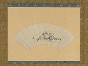 Den berusede Asaina af Katsushika Hokusai