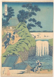 Aoiga Okas fald, Yedo af Katsushika Hokusai