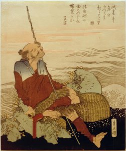 Fiskere på stranden af Katsushika Hokusai