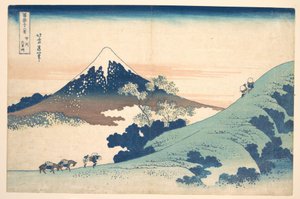 Fuji set fra Inume-passet () af Katsushika Hokusai