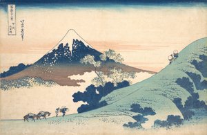 Fuji fra Inume Pass. af Katsushika Hokusai