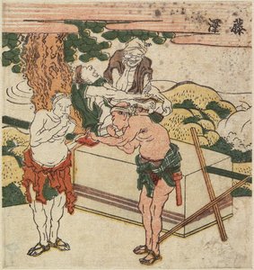 Fujisawa, ca. 1804 af Katsushika Hokusai