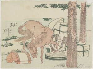 Futakawa, 1799-1802 af Katsushika Hokusai