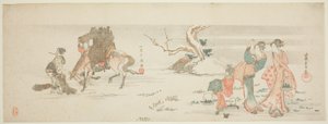 Indsamling af urter af Katsushika Hokusai