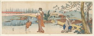 Guldfiskforhandler af Katsushika Hokusai