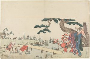 Iris Garden af Katsushika Hokusai