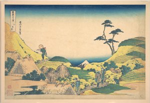 Nedre Meguro (Shimo Meguro), fra serien »De 36 udsigter over Fuji« (Fugaku sanjūrokkei) af Katsushika Hokusai