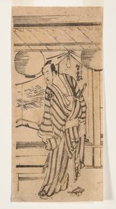 Koshiro Matsumoto Asu Tsurigane Mibu, 1788-92 (DBock) af Katsushika Hokusai