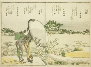 Mimeguri, fra bind. 1 i den illustrerede bog "Fine udsigter over den østlige hovedstad på et øjeblik (Toto shokei ichiran)" af Katsushika Hokusai