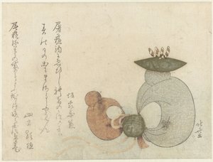 Abe dukker af Katsushika Hokusai