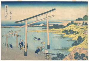 Noboto-bugten (Noboto no ura), fra serien »De 36 udsigter over Fuji« (Fugaku sanjūrokkei) af Katsushika Hokusai