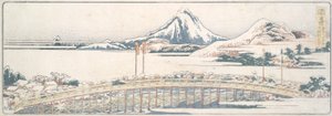 Okazaki, fra serien Fifty-three Posts of Spring Pleasures af Katsushika Hokusai
