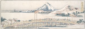 Okazaki, fra serien »53 motiver af forårets glæder« af Katsushika Hokusai