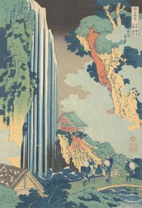 Ono water r sound te grundlæggende åbningsgrad grundlæggende åbningsgrad dit shogunat, fra te serie s og så videre. . . , myg. 1832. af Katsushika Hokusai