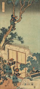 Print fra serien "A True Mirror of Chinese and Japanese Poems af Katsushika Hokusai