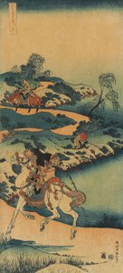 Print fra serien "A True Mirror of Chinese and Japanese Poems af Katsushika Hokusai