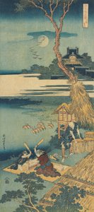 Print fra serien "A True Mirror of Chinese and Japanese Poems af Katsushika Hokusai